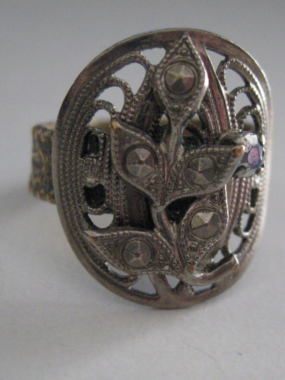 Gold Tone W Germany Adjustable Ring